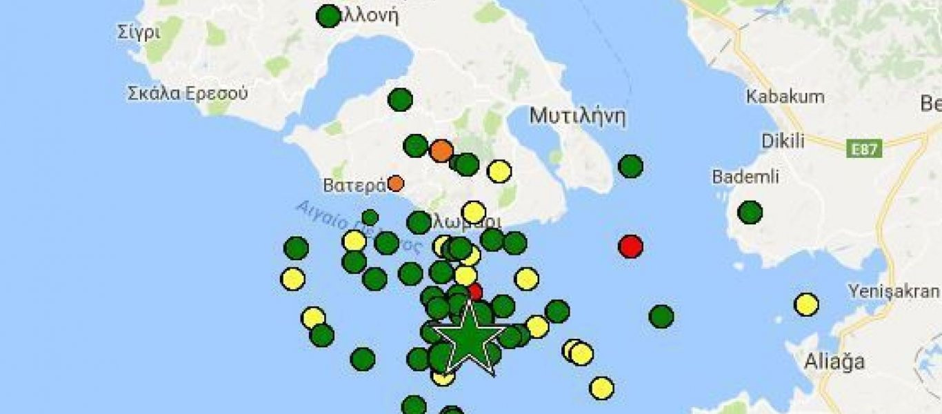 Λέσβος: «Μετασεισμός» 4,4 Ρίχτερ - Φόβοι πως ο κύριος σεισμός δεν έχει ξεσπάσει (φωτό)